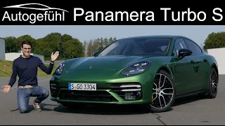Porsche Panamera Turbo S FULL REVIEW with racetrack Panamera Facelift 2021 - Autogefühl