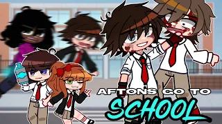 Aftons Go to SCHOOL // Gacha Afton Family