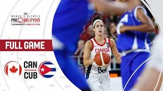 Canada v Cuba - Full Game - FIBA Women's Olympic Pre-Qualifying Tournaments 2019