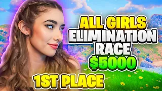 1st In All Womens Elimination Race! ($5000) ft. Vanessuh