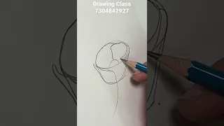 🔥 Easy Flower Drawing with Basic Shapes #drawingbasics #shorts #sketchbookbyabhishek #youtubeshorts