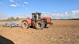 Ile spalił Case IH Steiger 9350 z Lemken Karat w głębokiej uprawie pod RZEPAK. Rozsiewamy nawozy.