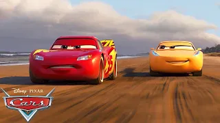 Racing by the Ocean! | Pixar Cars