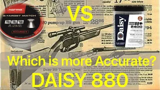 Daisy 880 Air Rifle Pellets vs BBs