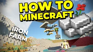 How To Make an Iron Farm in 1.16.5 - How to Minecraft #67