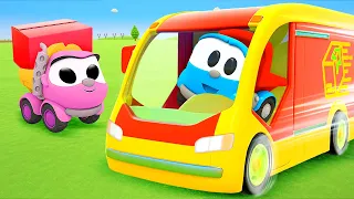 Léo le camion construit une camionnette de livraison pour Lifty | Dessin animé pour enfants