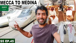 BUSINESS CLASS of MOST LUXURY High Speed Bullet TRAIN 🇸🇦 | S05 EP.45 | PAKISTAN TO SAUDI ARABIA