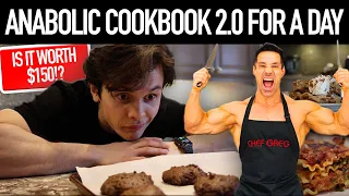 Reviewing Greg Doucette's ANABOLIC COOKBOOK 2.0 For A Day | Full Day Of Eating | Is It Worth It?