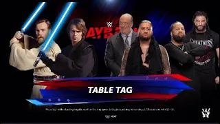 Anakin & Obi-Wan vs The Bloodline | WWE 2K24