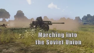 Marching into the Soviet Union ARMA 3 Iron Front WW2 Mod Gameplay