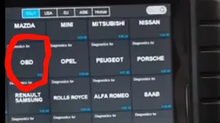 MODE OBD ICARSOFT CR MAX  #7 astuce véhicule non reconnu