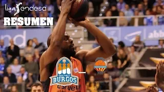 San Pablo Burgos - Valencia Basket (77-87) RESUMEN // Jornada 12 Liga Endesa