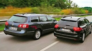 Citroën C5 2008+ vs VW Passat B6 Road Test