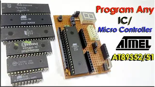 Program Any IC, Micro-Controller | AT89S52, AT89S51, AT89C51,AT89C52 | Universal ISP Programmer |