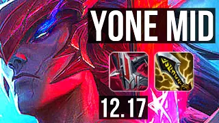 YONE vs VARUS (MID) | 8/1/10, Legendary, 1.1M mastery, 300+ games | EUW Diamond | 12.17