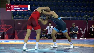 Qual. FS - 86 kg: J. SHAPIEV (UZB) v. D. ABOU NADER (LBN)