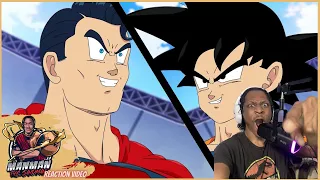 Goku Vs Superman Rap Battle!! Made By SSJ9K (Reaction)