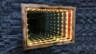 DIY Illusion Infinity Mirror!