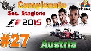 F1 2015 - Gameplay ITA - Logitech G27 - Campionato #27 - Austria