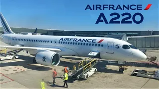 🇫🇷 Paris CDG - Barcelona BCN 🇪🇸 Air France Airbus A220 + Business Lounge [ FULL FLIGHT REPORT]