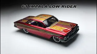 61 Impala Low Rider Diecast custom hot wheels