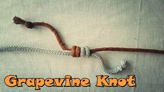 How to make a Grapevine Knot? - Как сделать Узел Грейпвайн?