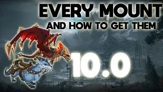 All the new WoW Dragonflight Mounts and where/how to get each one of them - Mount Guide