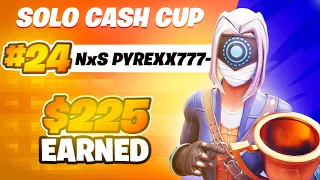 HOW I PLACED 24TH IN SOLO CASH CUP($225)