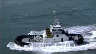 Tugboat Almost Capsizes - Indirect Towing Goes Wrong