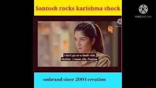 Santosh rocks karishma shock 😂😂 madam sir 😂😂😂 entertainment 😂#santosh#madam sir