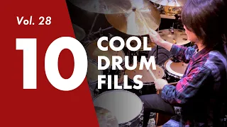 10 Cool Drum Fills Vol.28 | Easy to practice | Drum Lesson