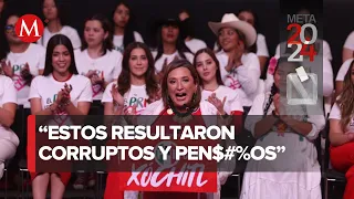 Xóchitl Gálvez aclara a AMLO que no privatizará Pemex, y a Fox que no regresarán las pensiones