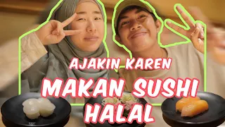 CEWE JEPANG MUSLIM NYOBAIN MAKAN SUSHI HALAL DI INDONESIA