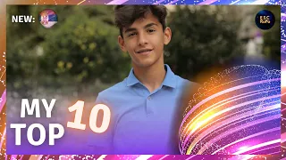 Junior Eurovision 2020 | My Top 10 - NEW: 🇷🇸