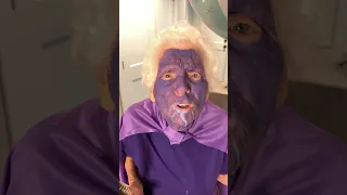 Granny tries the Grimace shake 😈