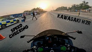 ALWAYS FOLLOW TRAFFIC RULES | KAWASAKI H2R | ZS MOTOVLOGS