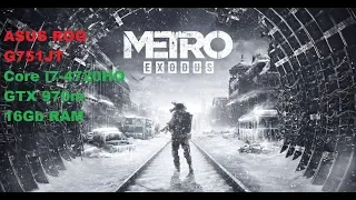 Metro  Exodus GTX970m