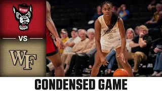 NC State vs. Wake Forest Condensed Game | 2022-23 ACC Women’s Basketball