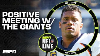 Russell Wilson had a 'VERY positive' meeting with the Giants 👀 - Jeremy Fowler | NFL Live