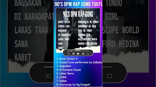 90'S OPM Rap Song ⧸ Tugtugang Inuman #andrewe #gloc9 #salbakuta #shorts