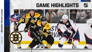 Blue Jackets @ Bruins 12/17 | NHL Highlights 2022