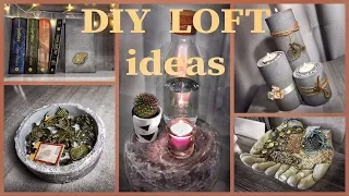 DIY в СТИЛЕ LOFT из ЦЕМЕНТА * ROOM DECOR