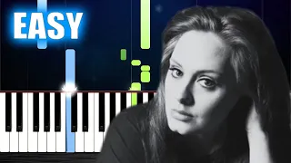 Adele - Set Fire To The Rain - EASY Piano Tutorial