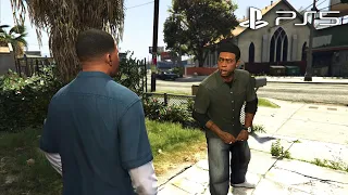 GTA V: Lamar Roasts Franklin on PS5 in 60FPS