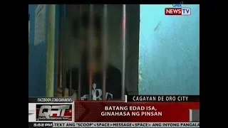 QRT: Batang edad isa, ginahasa ng pinsan sa Cagayan de Oro City