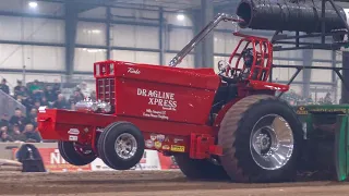 Tractor Pull 2023: Hot Farm Tractors. NTPA Spring Nationals. Friday. Shipshewana, IN