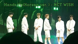 240304 NCT WISH 쇼케이스-Hands Up(한국어.ver)