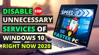 Windows 10 Services To Disable for Gaming | Disable Unnecessary Services in Windows 10 & 11 | 2023