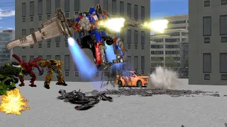 Transformers Dark of the Moon Optimus Prime Rage | Stop Motion