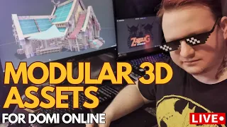 Live Stream - Modular 3D Assets for DOMI Online